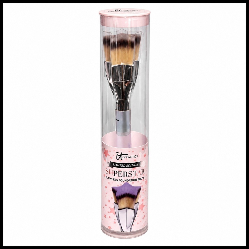 IT Cosmetics Limited Edition Superstar Flawless Foundation Brush Star Shape NEW